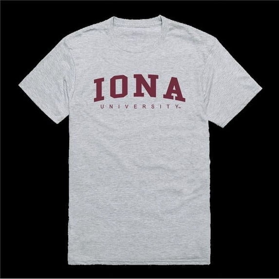 Iona University Gaels Game Day T-Shirt, Heather Grey - Medium