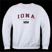 Iona University Gaels Mom Crewneck Sweatshirt, White - Medium