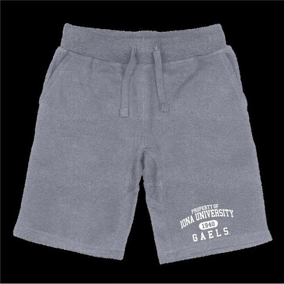 Iona University Gaels Property Shorts, Heather Grey - Extra Large