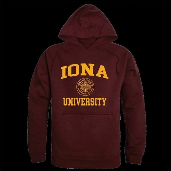 Iona University Gaels Seal Hoodie, Maroon - 2XL