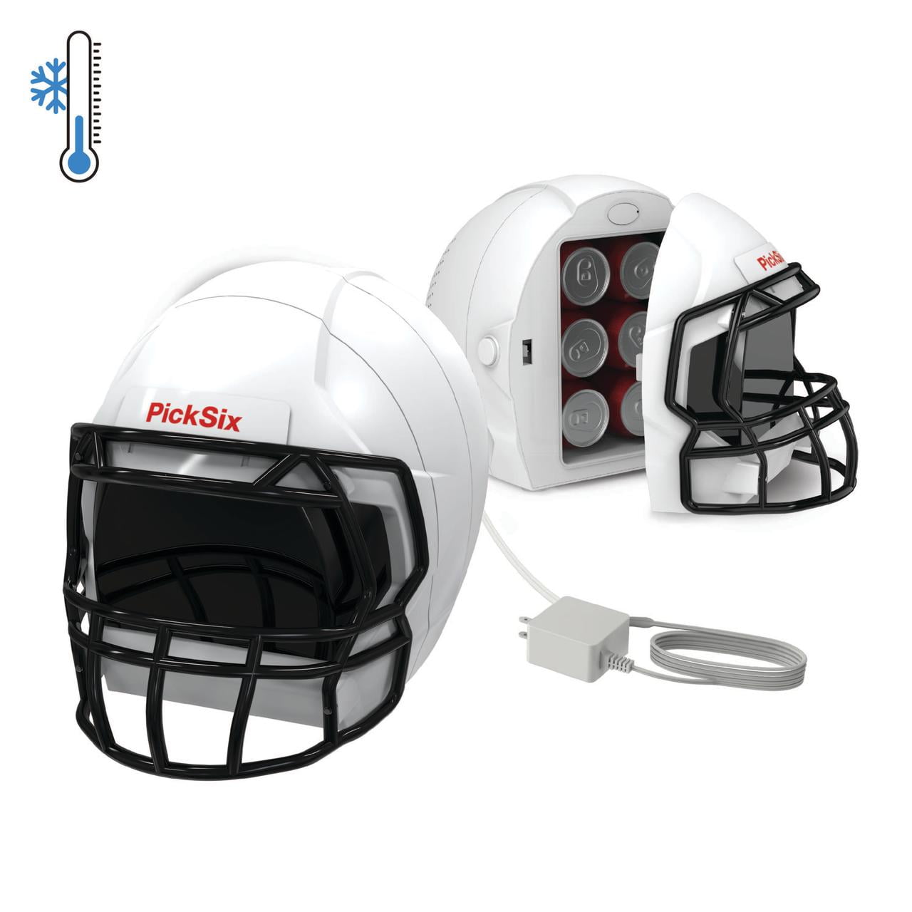 Customer reviews for Ionchill PickSix Game Cooler, New Standard Door  Portable Football Helmet Mini Fridge, 13.75in | Walmart.com