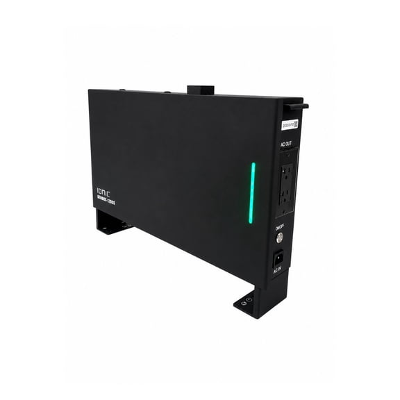 Ionic 1200W Slim Power Station - Appliance Backup Power Supply for Outages and Emergencies -Black - GENBOX-1200S-BLK