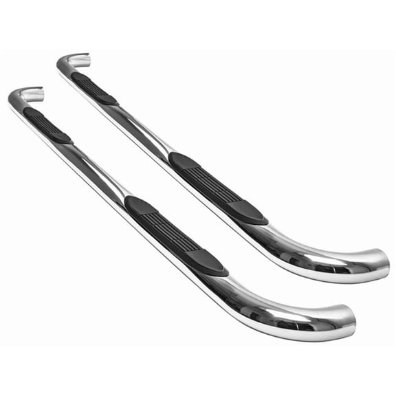 Ionic 3" Stainless Nerf Bars Side Steps Compatible With 2005-2011 Dodge Dakota Club Cab Only