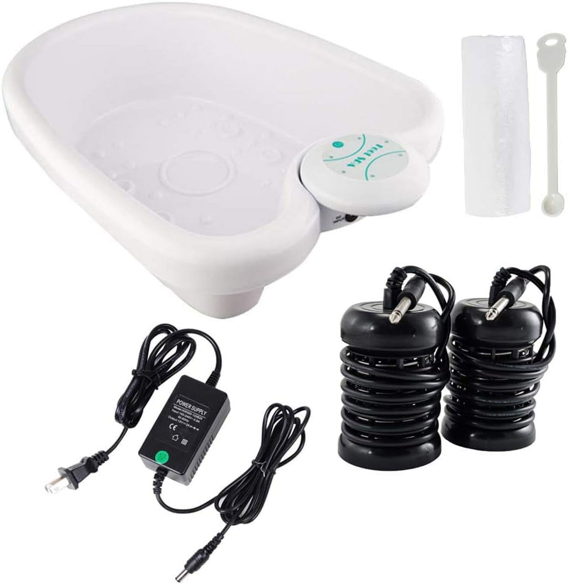 Ionic Detox Foot Bath Aqua Cleanse SPA Machine With Tub, 2 Arrays,130 Pcs Tub Liners And