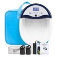 thumbnail image 1 of Ionic Foot Bath Detox Machine, Ion Detox Foot Bath Cleanse, LED Display Spa with Heated Belt, Wrist Strap, Arrays, Liners (Portable Handbag), 1 of 9