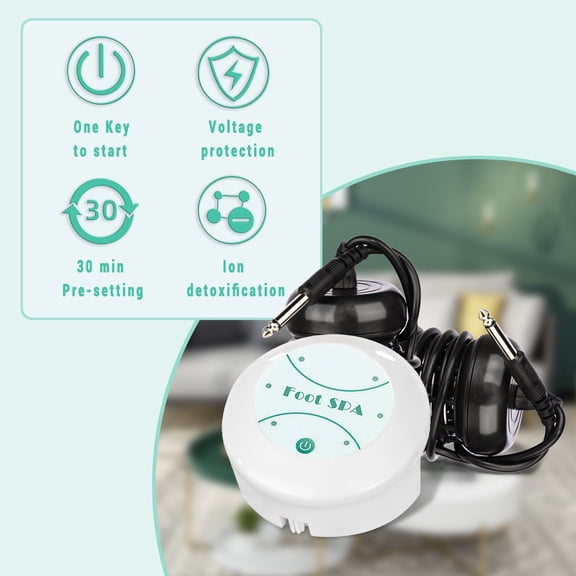 Ionic Foot Cleansing Detox Spa Device Easy To Use For All Ages Invigorate Wellness