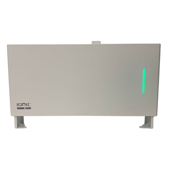 Ionic GenBox 1200S | 1200W Slim Battery Backup with Sub-20ms UPS for Essential Appliances