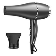 Ionic Hair Dryer, 2200W Professional Blow Dryer Fast Drying Travel AC Motor Constant Temperature Low Noise Ion Dryers Curly Care Hairdryer Blowdryer Hair Dryer With Diffuser-Lightweight