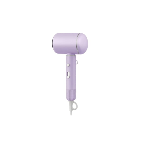 Ionic Hair Dryer Constant Temperature Blow Dryer for Fast Drying and Hair Care Powerful Styling Tool for Home and Salon Use with Concentrator Nozzle Attachment, Purple