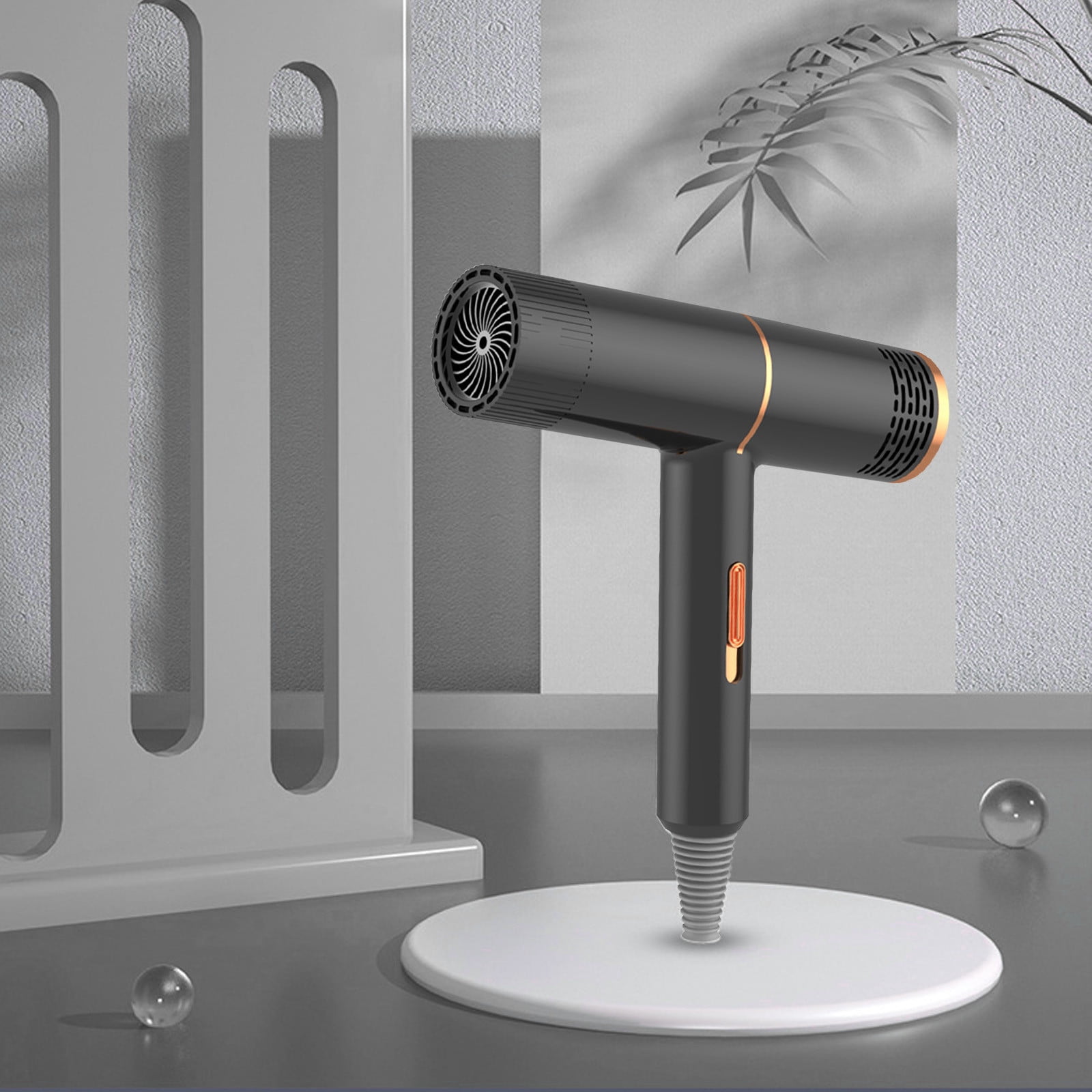 Ionic Hair Dryer,Hair Dryer With Diffuser,Portable Lightweight Blow