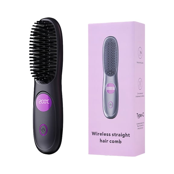 Ionic Hair Straightener Heat Settings Anti Scalding Teeth Rapid Heating Styling Tool Professional Straightening Comb
