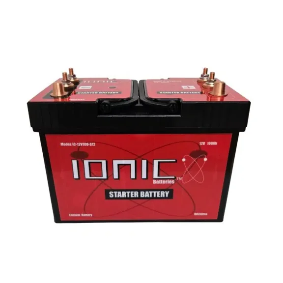 Ionic Lithium 12V Group 31 | 3000 CA | LiFePO4 Heavy Duty Diesel Starter Battery