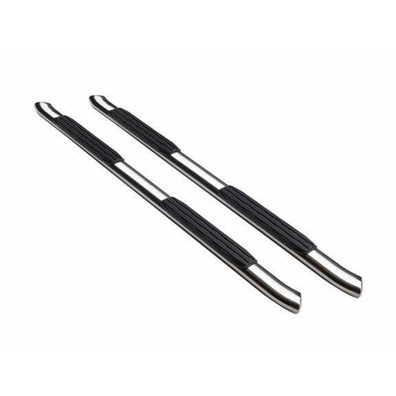 Ionic by RealTruck Pro Series 5" Stainless Curved Nerf Bars Compatible with Commpatible with 2015-2018 Ford F150 SuperCab, 2017-2018 Ford Super Duty F250, F350