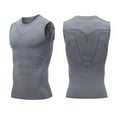 thumbnail image 1 of Ionic Shaping Vest Clearance Guys Men's Chest Gynecomastia Compression Top To Build A Perfect Body, 1 of 4