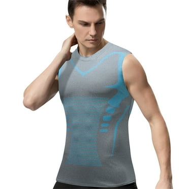 Ionic Shaping Vest, Guys Men's Chest Gynecomastia Compression Top To Build A Perfect Body for Home Bedroom