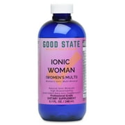 Good State Ionic Woman Womens Liquid Ionic Multi-Mineral, 8 Fl Oz, 57 Servings, Supports Womens Health and Vitality