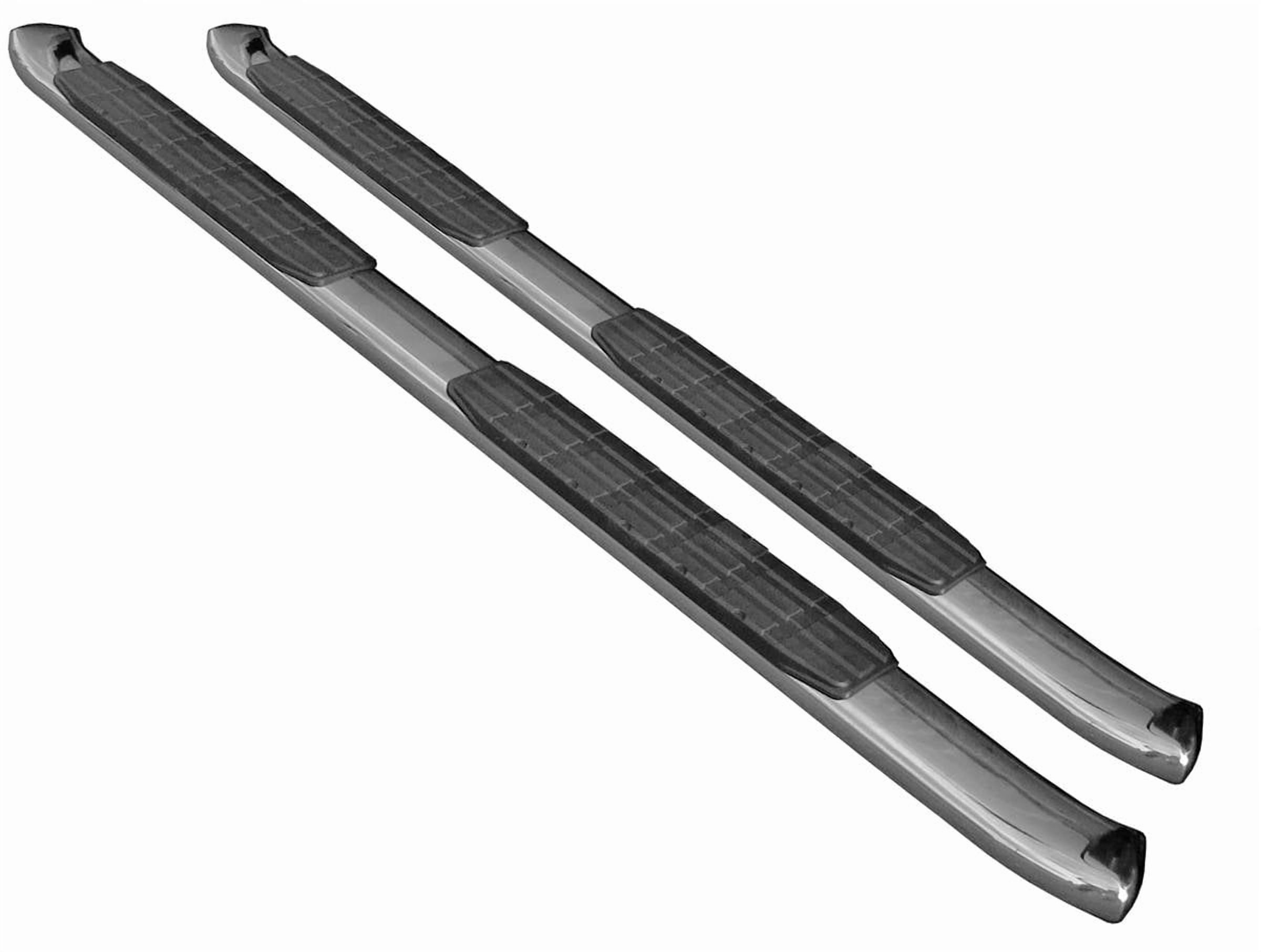 Ionic by RealTruck 4" Curved Stainless Nerf Bars Compatible with 2003-2009 Dodge Ram 2500/3500 Quad Cab