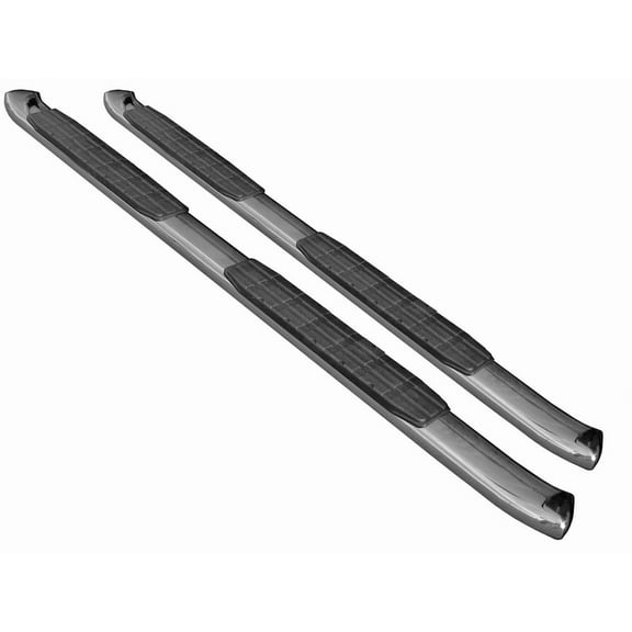 Ionic by RealTruck 4" Curved Stainless Nerf Bars Compatible with 2019-2022 Ford Ranger SuperCab