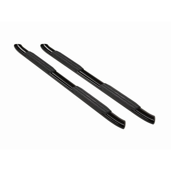 Ionic by RealTruck 5" Curved Black Nerf Bars Compatible with 2019-2023 Dodge Ram 1500 Quad Cab New Body (w/ 6-Lug Wheels)