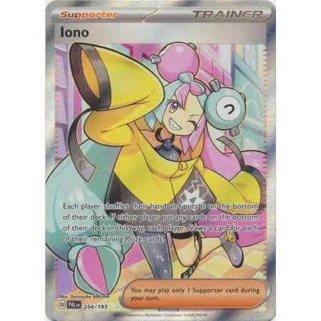 Iono - 254/193 - Full Art Secret Rare - Pokemon