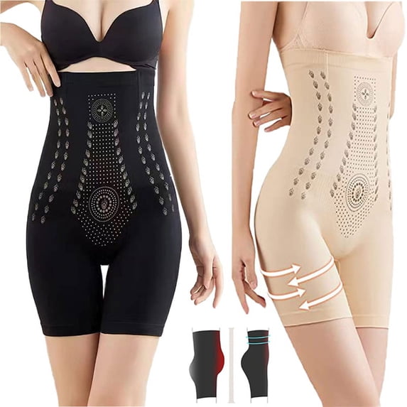 Ionstech Unique Fiber Restoration Shaper, Ionstech Shaper, Ionstech Body Shaper, Tummy Control Shapewear Shorts for Women(2 pcs,M)