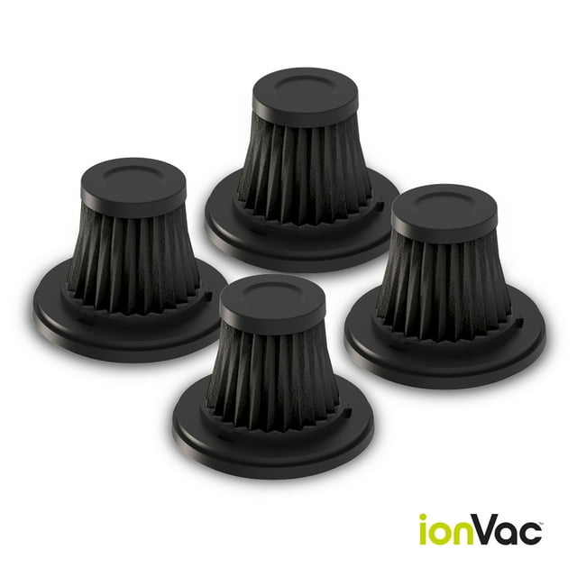Ionvac Cordless Handheld Vacuum Filter Replacement Kit, Six-Month Supply