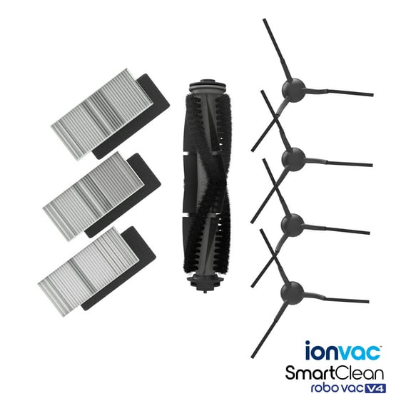 Ionvac SmartClean V4 RoboVac Brush and Filter Replacement Kit, Six-Month Supply