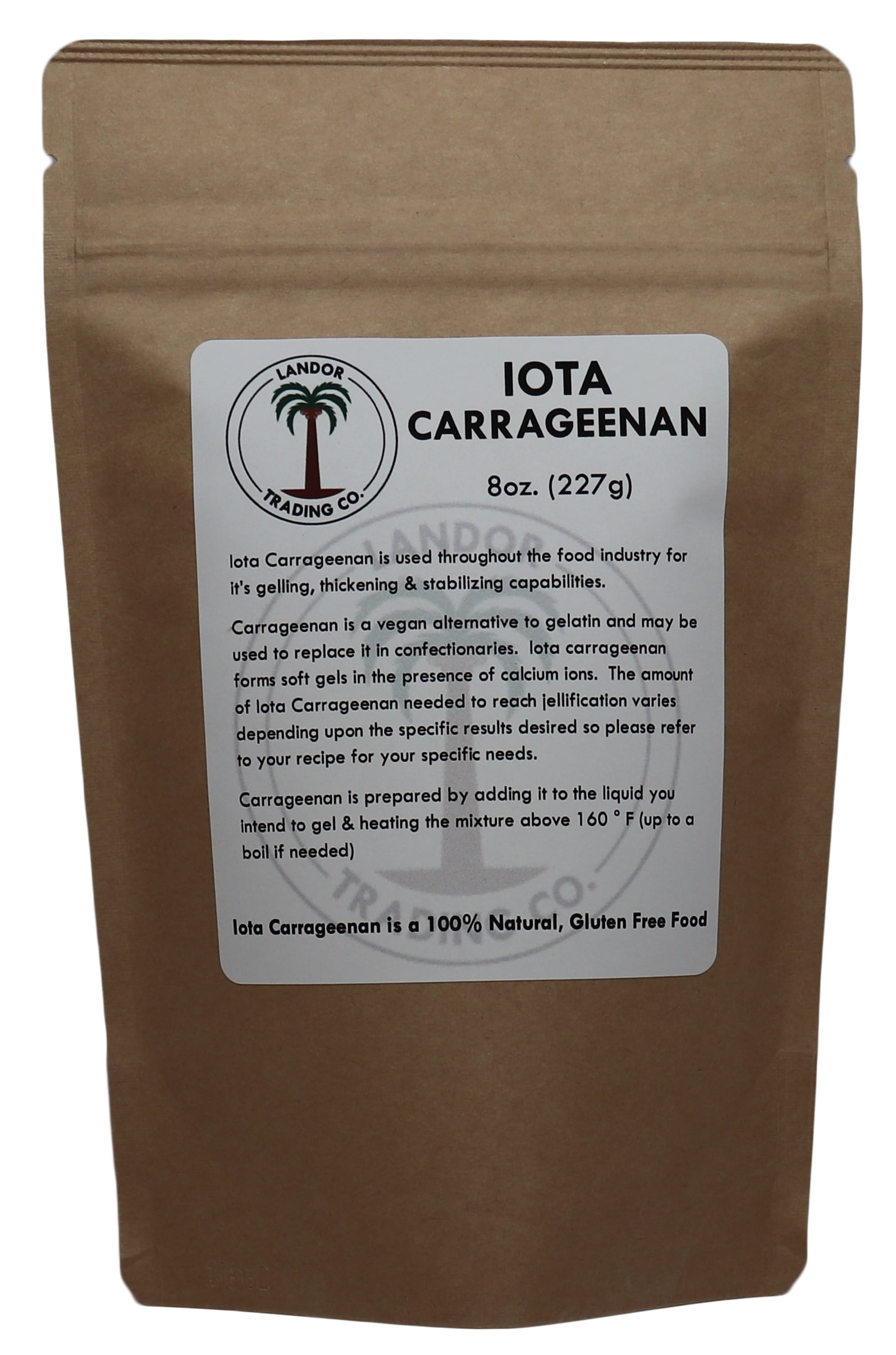 Iota Carrageenan 8 Ounces (227 Grams)