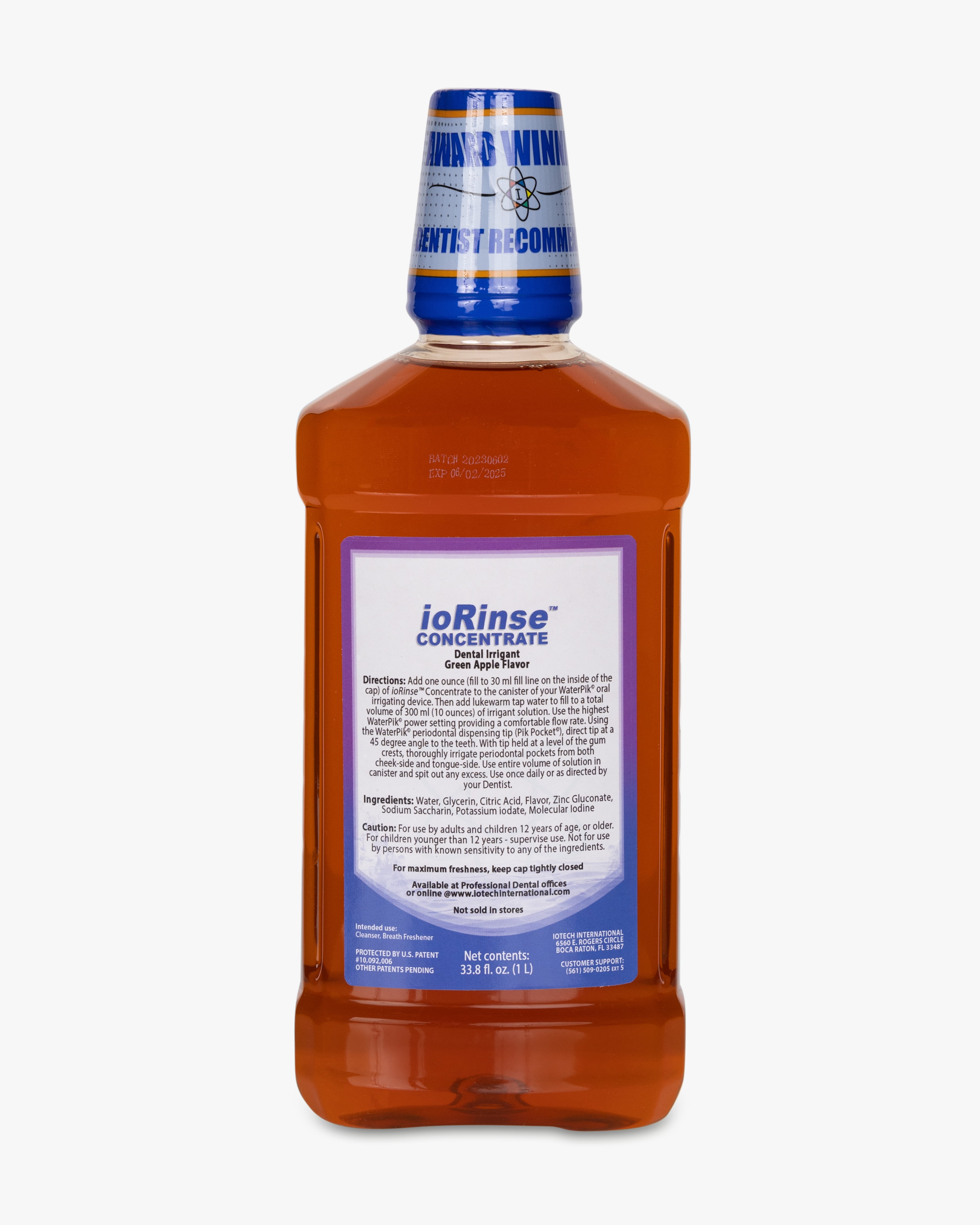 Iotech ioRinse Dental Rinse Deep Teeth Cleaning & Bad Breath