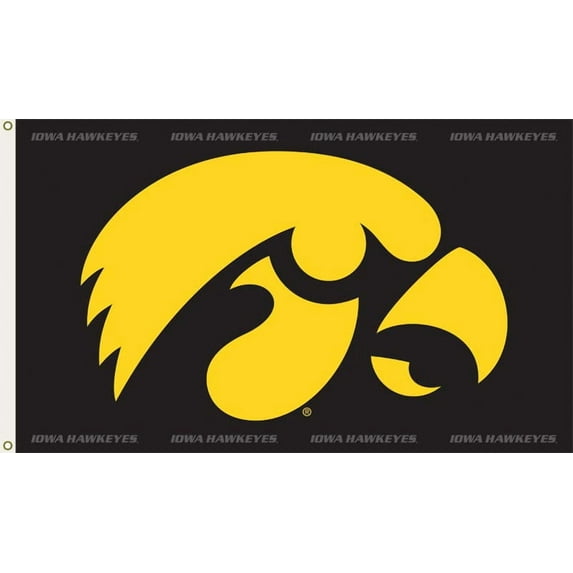 Iowa Hawkeyes 3' X 5' Flag with Grommets