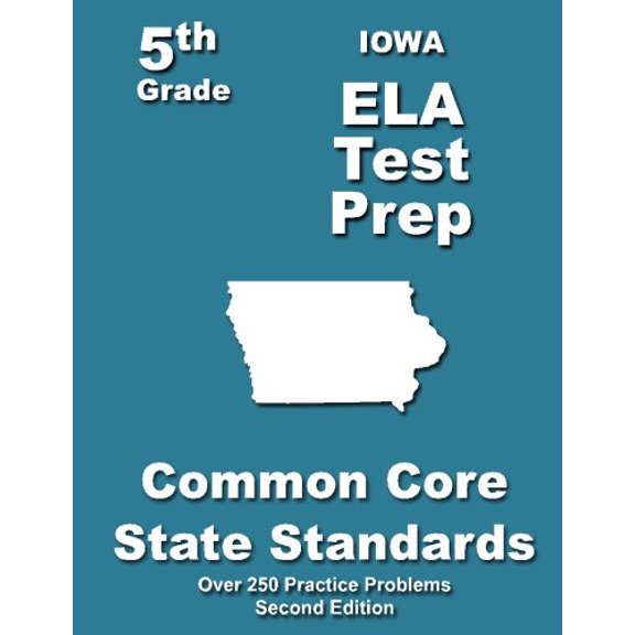 Pre-Owned Iowa 5th Grade ELA Test Prep: Common Core Learning Standards Paperback