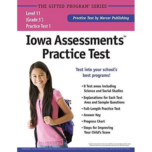 Pre-Owned Iowa Assessments Practice Test (Grade 5) Level 11 Paperback