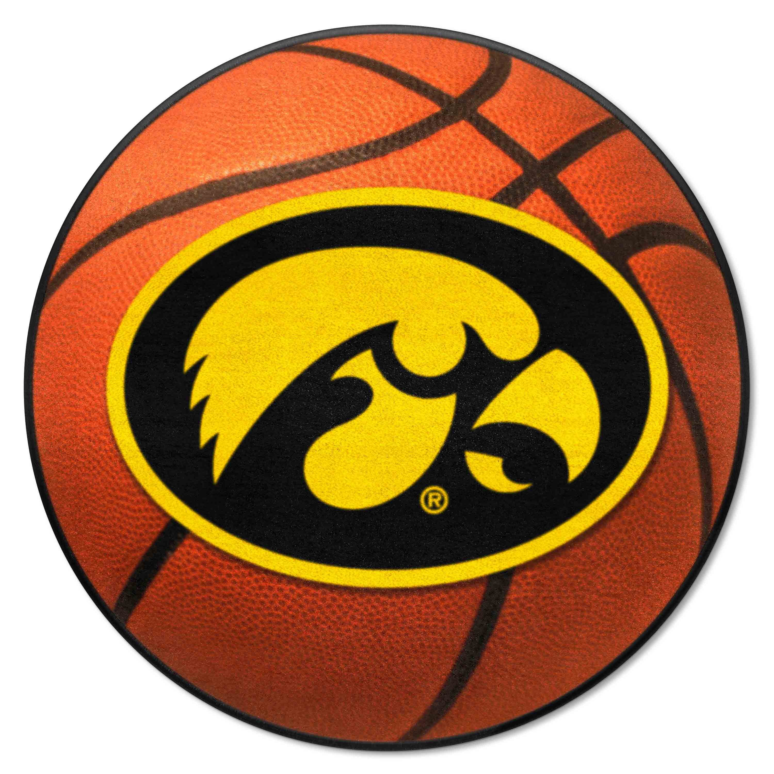 Iowa Basketball Mat 27" diameter