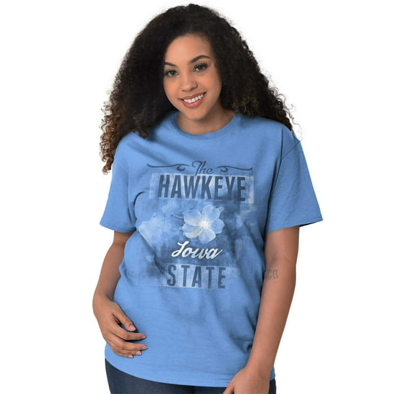 Iowa Cute State Flower Souvenir Women's Graphic T Shirt Tees Brisco Brands S