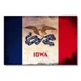 thumbnail image 1 of Iowa Flag Tattered Distressed Rugged Rustic Vinyl Sticker Decal 3.5", 1 of 1
