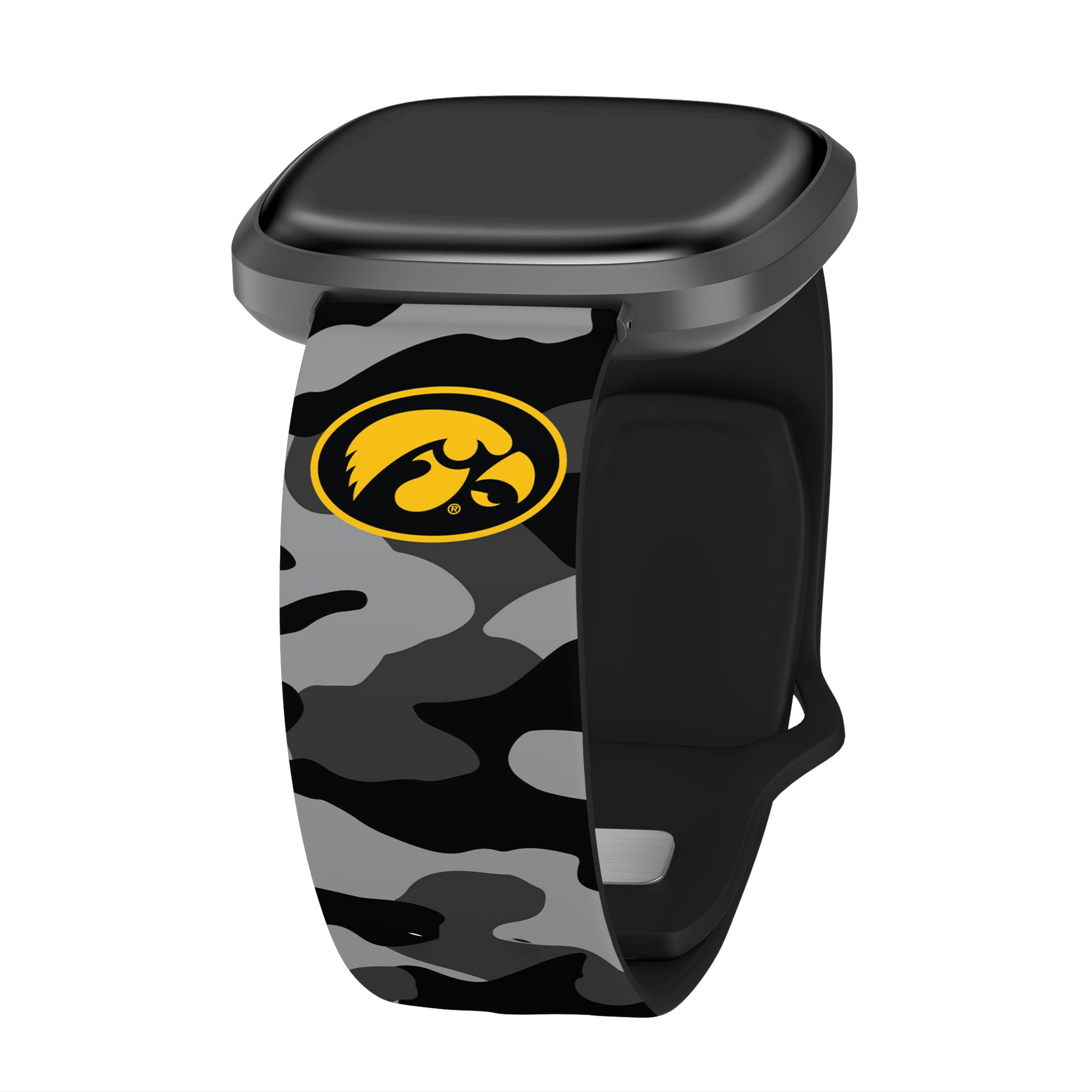 Iowa HD Camo Unisex Watch Band for FitBit Versa 3 & Sense (Long)