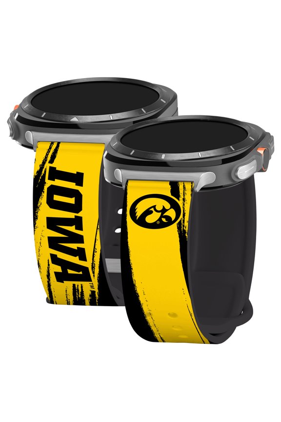 Iowa HD Paint Stripe Unisex Watch Band for Samsung Galaxy Watch Ultra 47mm (Long)