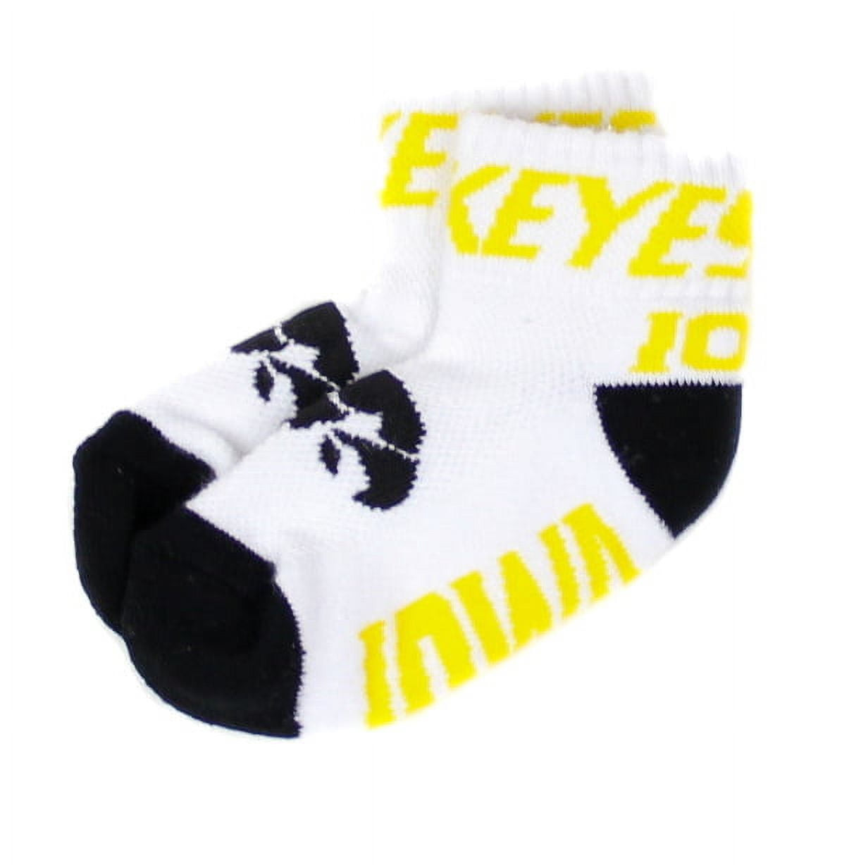 Iowa Hawkeye Child Quarter Sock - Donegal Bay - Unisex - Child - Quarter
