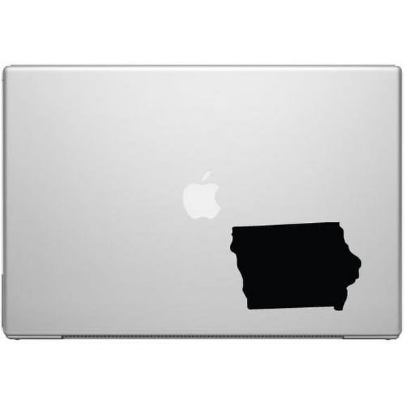 Iowa Hawkeye State Cyclone Pride Decal Sticker - Black 5" Vinyl Decal for Cars, Macbooks, and Other Laptops