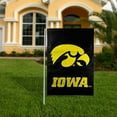 thumbnail image 1 of Iowa Hawkeyes Black 17.5" x 12.5" Applique Garden Flag, 1 of 3