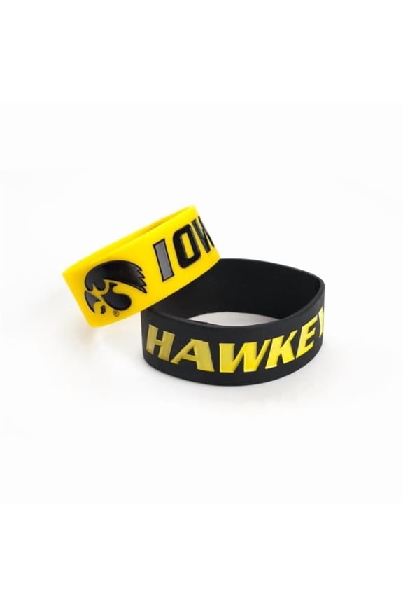 Iowa Hawkeyes Bracelets 2 Pack Wide