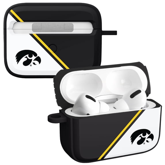 Iowa Hawkeyes Champion Series HDX Case Cover Compatible with Apple AirPods Pro 1 & 2 by Affinity Bands