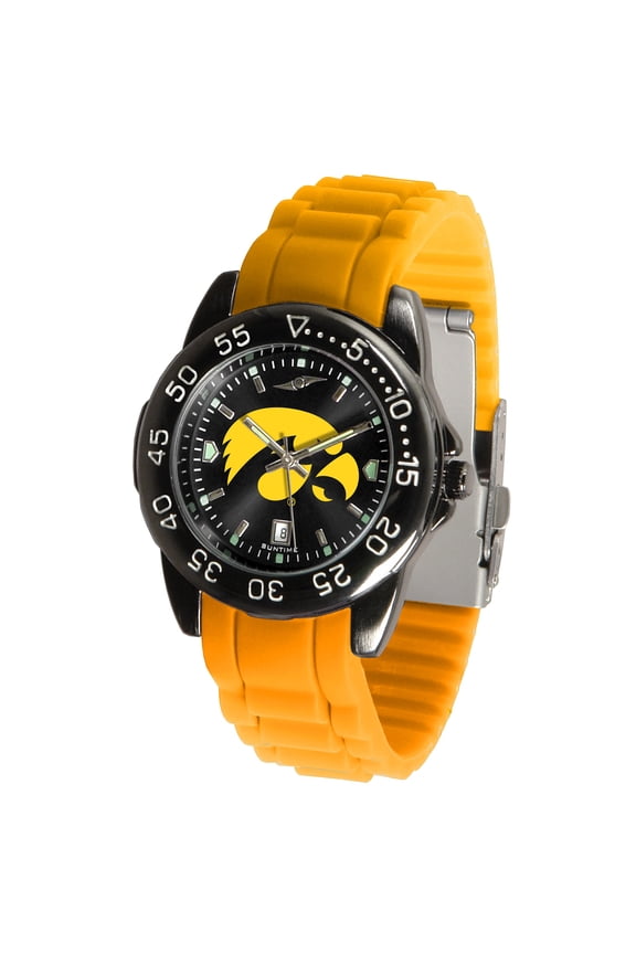 Black Iowa Hawkeyes FantomSport AC AnoChrome Watch