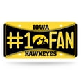 thumbnail image 1 of Iowa Hawkeyes License Plate - #1 Fan, 1 of 2