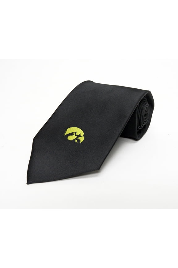 Iowa Hawkeyes Solid Necktie - Donegal Bay - Unisex - One Size