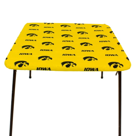 Iowa Hawkeyes Tailgate Fitted Tablecloth, 33" x 33", Card Table 33" x 33", Card Table
