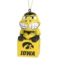 thumbnail image 1 of Iowa Hawkeyes Tiki Mascot Ornament, 1 of 7