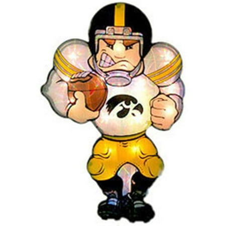 Iowa Hawkeyes Window Light Up Player 20 Inch Double Sided
