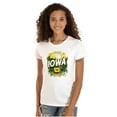thumbnail image 1 of Iowa Heart Of The Corn Belt Farmer Womens Slim Fit Graphic Tee Brisco Brands X, 1 of 5