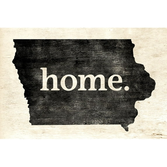 Iowa Home Poster Print